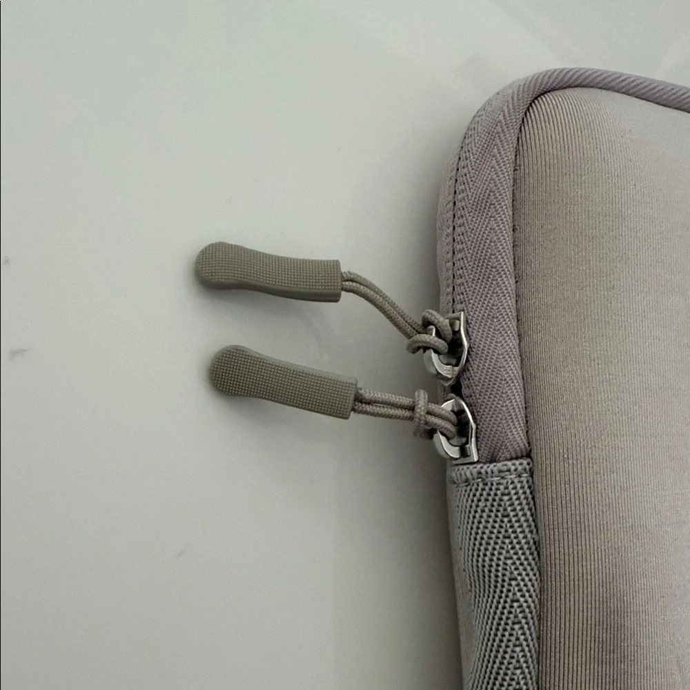 Silver Laptop Briefcase with Padded Handle